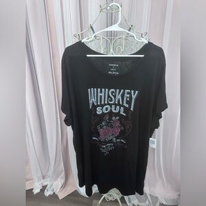 Torrid Black Graphic Short Sleeve Tee
